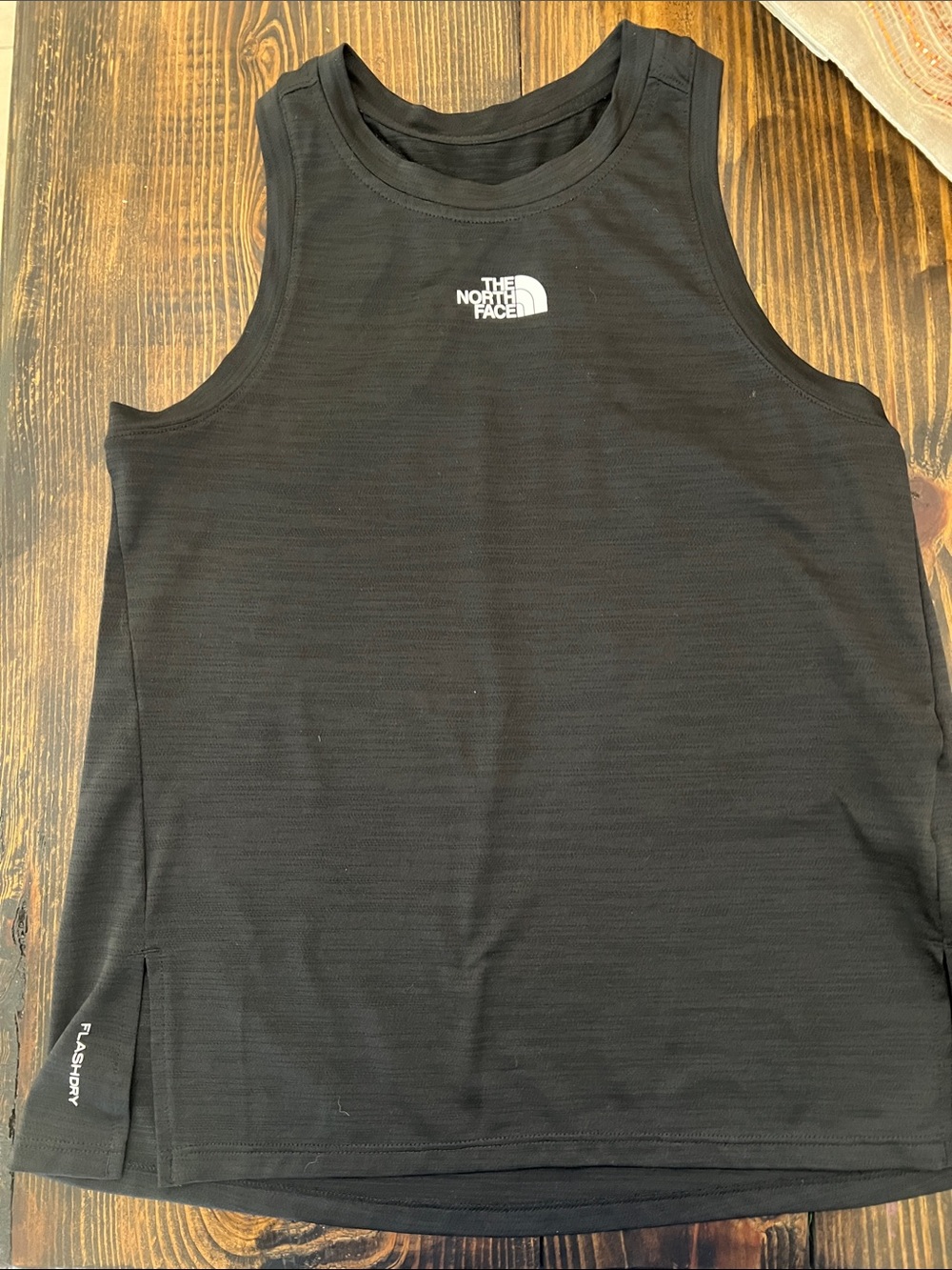 The North Face Black Athletic Tank Top with Logo